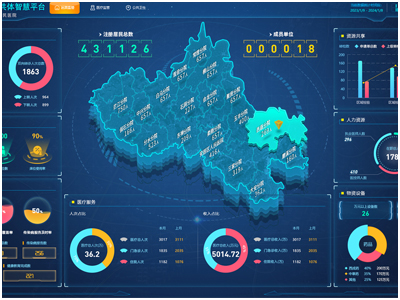 大屏数据可视化